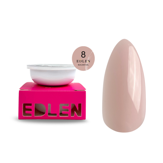EDLEN. REFILE, Builder gel №08, 30 ml. ЗМІННИЙ КАРТРИДЖ, гель для нарощування