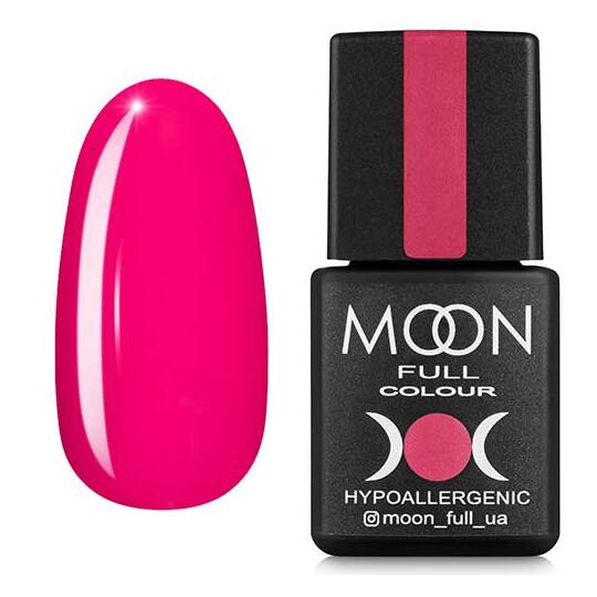 MOON FULL. Gel Polish, #123, 8 ml. Гель-лак, рожевий амарантовий