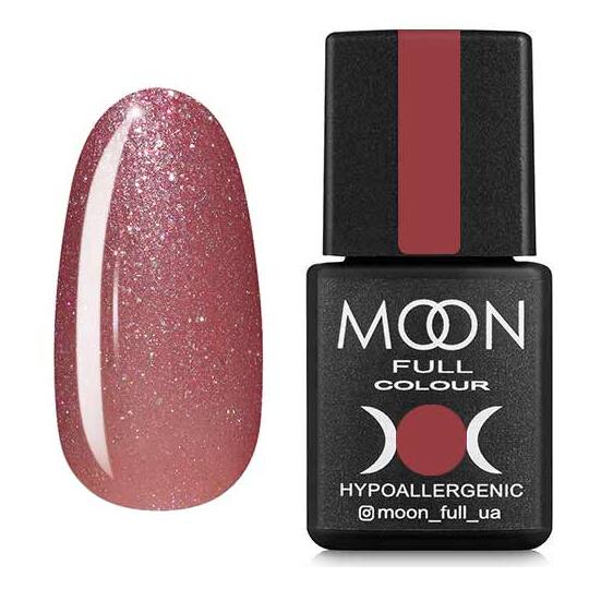 MOON FULL. Gel Polish, #308, 8 ml. Гель-лак, приглушений рожевий з шиммером