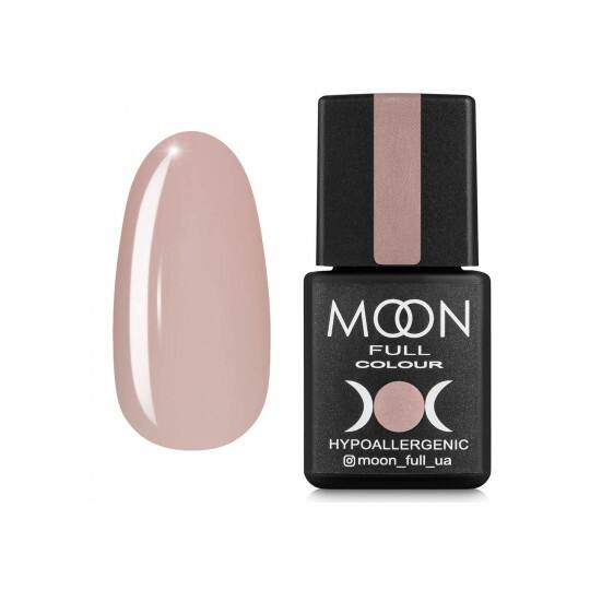 MOON FULL. Cover Base, French Premium #33, 8 ml. Кольорова база, рожево-бежева