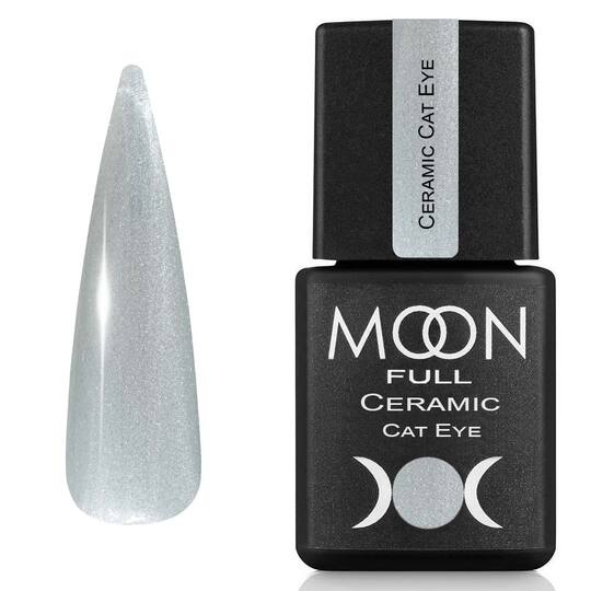MOON FULL. Ceramic "Cat eye" Gel Polish, #SC 532, 8 ml. Гель-лак "котяче око", Крижаний кристал