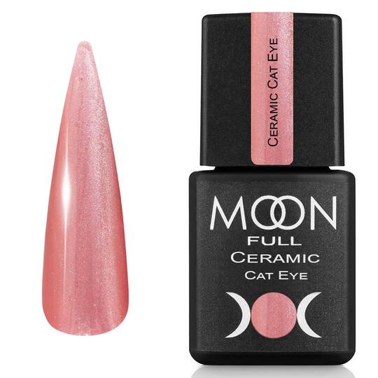 MOON FULL. Ceramic "Cat eye" Gel Polish, #SC 534, 8 ml. Гель-лак "котяче око", Малинова роса