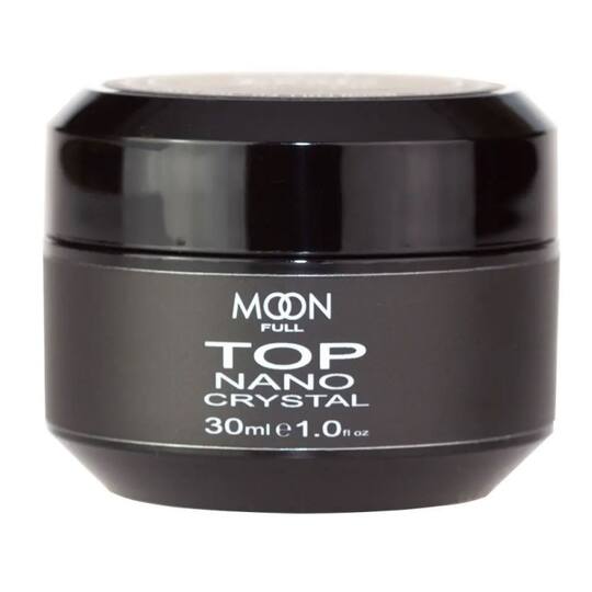 MOON FULL. Nano Crystal Top coat, anti-scratch, 30 ml. Топ без липкого шару, стійкий до подряпин