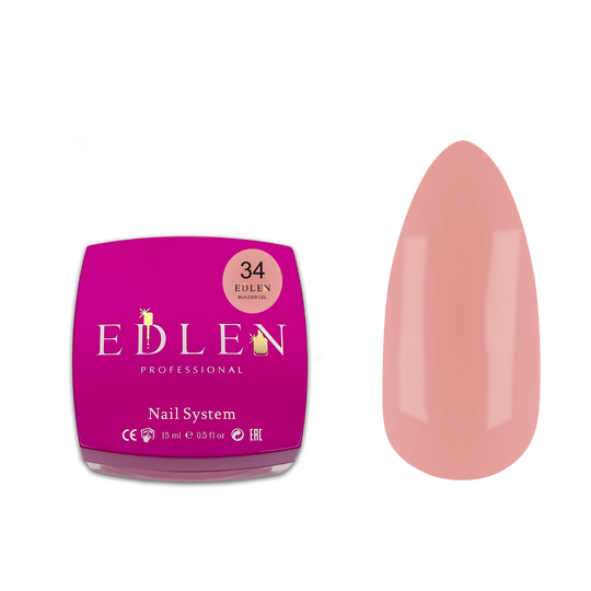 EDLEN. Builder gel Office №34, 15 ml