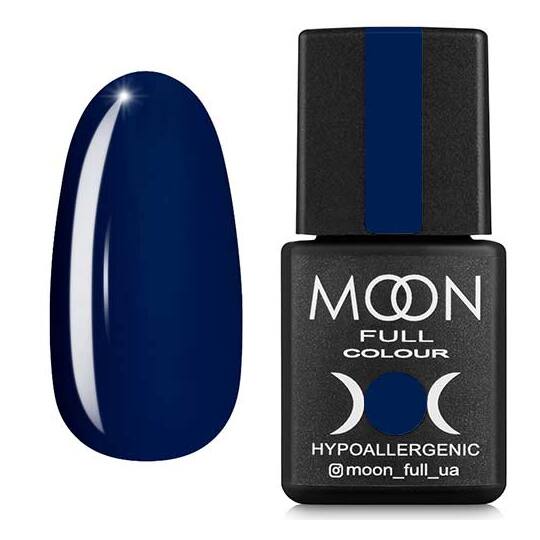 MOON FULL. Gel Polish, #175, 8 ml. Гель-лак, синій димчастий