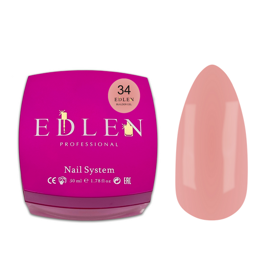 EDLEN. Builder gel Office №34, 50 ml