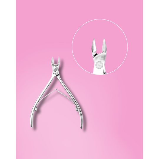 EDLEN. Cuticle Nippers "Flat" , 8 mm, Накожниці для кутикули