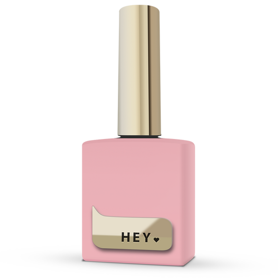 HEYLOVE. BB Top coat, Double Bubble, 15 ml,  темно-рожевий топ без липкого шару