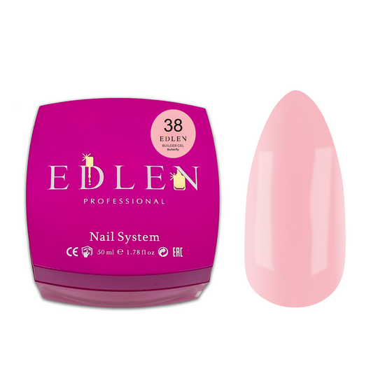 EDLEN. Builder gel Butterfly №38, 50 ml