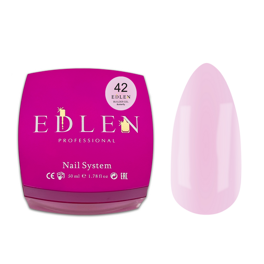 EDLEN. Builder gel Butterfly №42, 50 ml