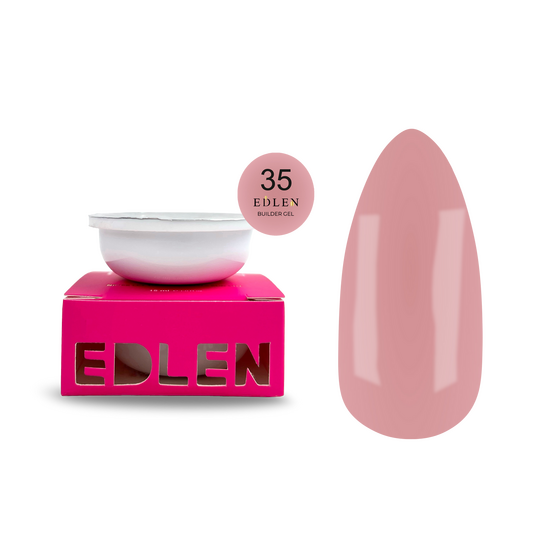 EDLEN. REFILE, Builder gel Office №35, 30 ml. ЗМІННИЙ КАРТРИДЖ, гель для нарощування