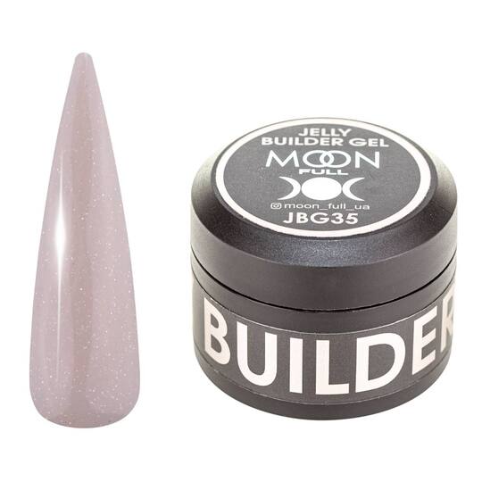 MOON FULL. Jelly builder gel, #35, 30 ml. Гель-желе для нарощування