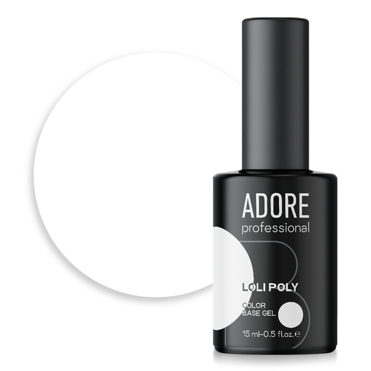 ADORE. Loli Poly Base, №09, Icing, 15 ml. Кольорова полібаза