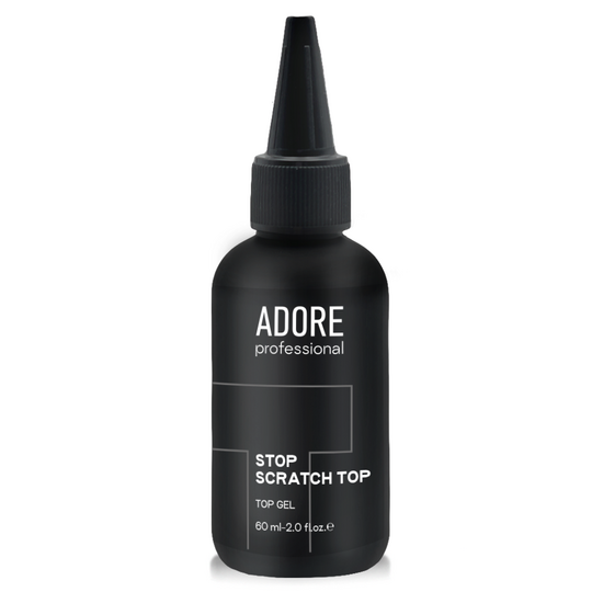 ADORE. Stop Scratch Top coat, with UV-filters, 60 ml. Надміцний топ без липкого шару, з УФ-фільтрами