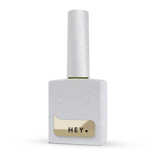 HEYLOVE. Reflective Gel Polish, STARLIGHT, 15 ml. гель-лак, срібний з голографічними та світловідбиваючими частинками