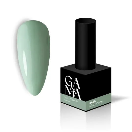 GA&MA. Gel polish #33 LIGHT KHAKI, 10 ml, гель-лак, світлий хакі