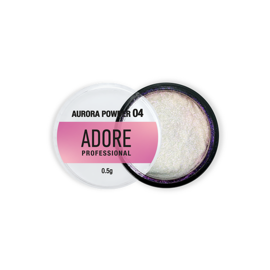 ADORE. Aurora Powder #04, 0.5 g. Втирка-хамелеон, зеленувато-рожева