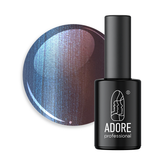 ADORE. Wild Pearls Gel Polish, #W-06, Navy pearl, 8 ml. Перламутровий гель-лак, глибокий синій