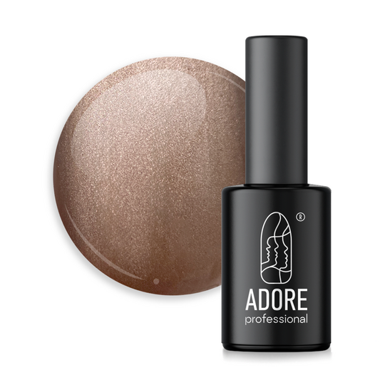ADORE. Cat's Eye Gel Polish, #Mm-02, Titanium, 8 ml. Вітражний гель-лак "котяче око", горіхово-коричневий