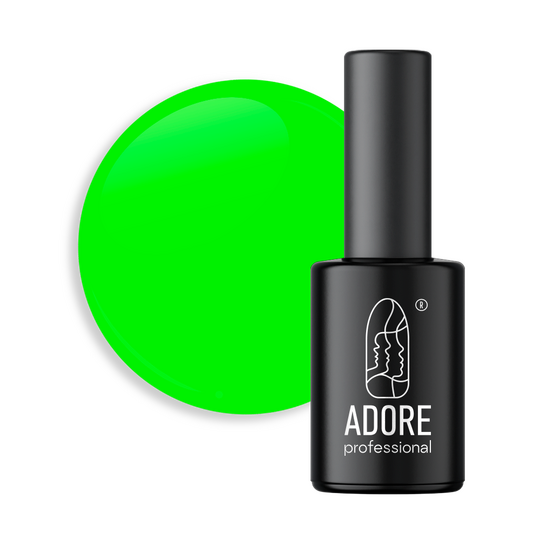 ADORE. Neon Max Gel Polish, #Nn-01, Cyber, 8 ml. Гель-лак, яскраво-зелений