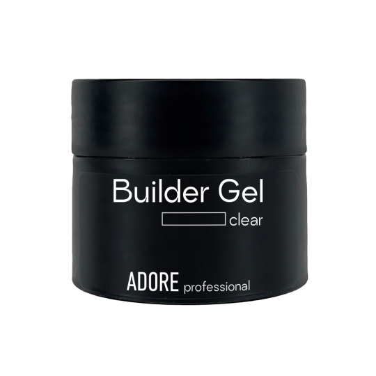 ADORE. Builder Gel, 30 g, Clear. Гель для нарощування, прозорий