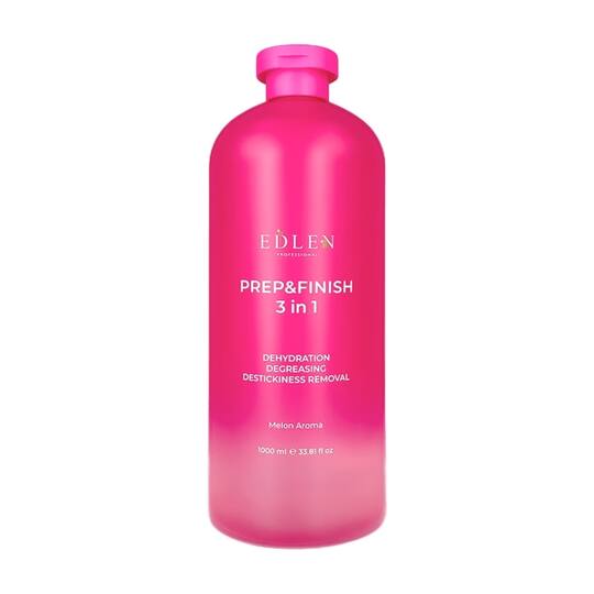 EDLEN. Prep&Finish, Melon, 1000 ml, Знежирювач рожевого кольору з ароматом дині