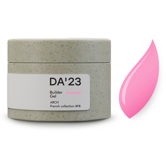 DA'23. Builder gel, Arch, French collection #8, 30 ml, будівельний гель