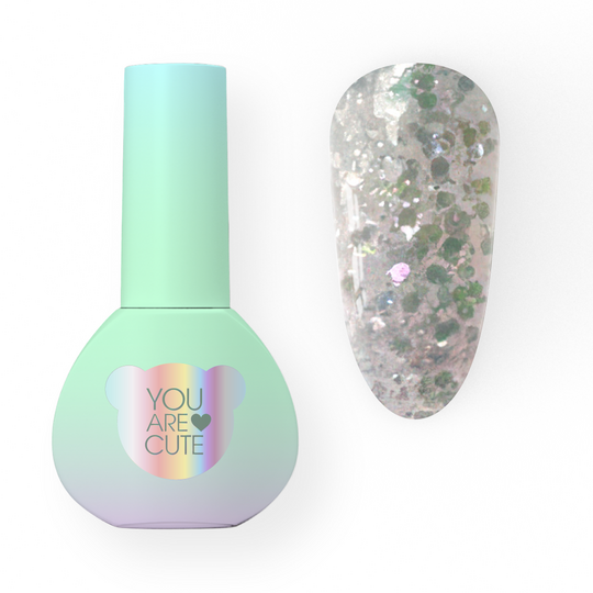 You Are Cute. Cover Base, #27, 5 ml. Камуфлююча база з кольоровими фігурками