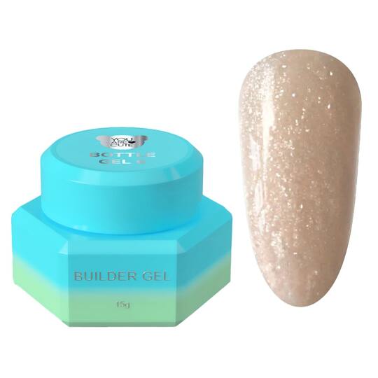 You Are Cute. Bottle Gel #06, 15 ml, рідкий гель з шимером