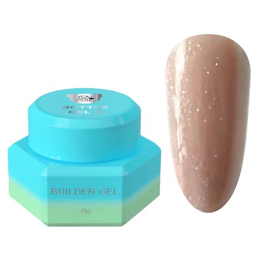You Are Cute. Bottle Gel #09, 15 ml, рідкий гель з шимером