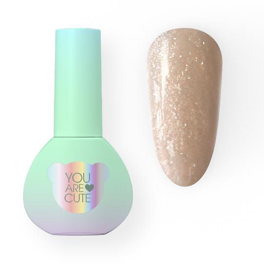 You Are Cute. Bottle Gel #06, 5 ml, рідкий гель з шимером