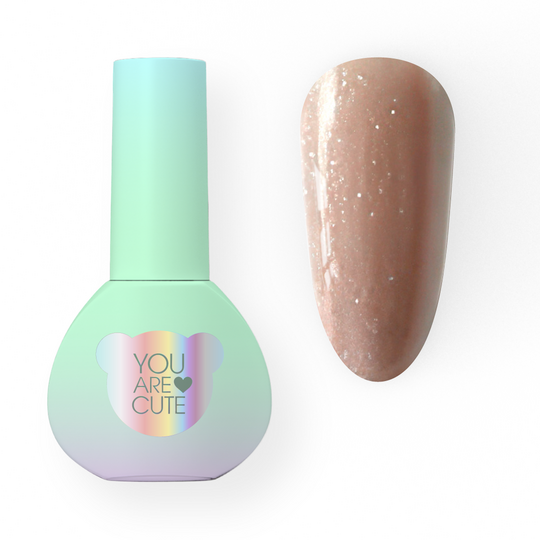 You Are Cute. Bottle Gel #09, 5 ml, рідкий гель з шимером