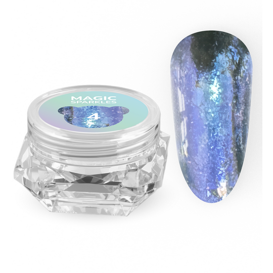 You Are Cute. Magic Sparkles №04, 0.2 g, Сухі блискітки-хамелеон для нігтів