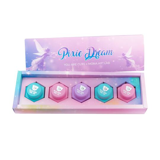 You Are Cute. Builder Gel "PIXIE DREAM Collection", 5*15 ml, набір гелів для нарощування