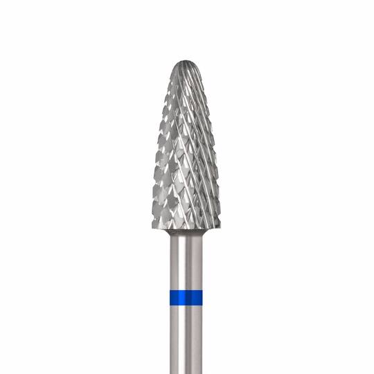 Ülka. Carbide nail bit, corn, blue, Ø 5 mm / роб. частина 13 mm, Фреза твердосплавна "Кукурудза" синя