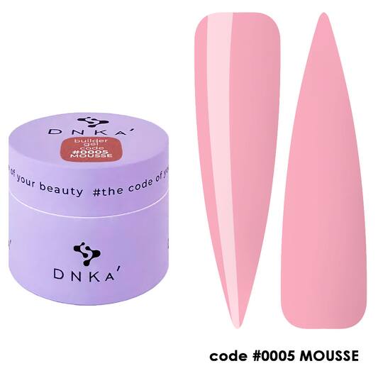 DNKa’. Builder Gel, Mousse, #0005, 15 ml, гель для моделювання