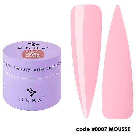 DNKa’. Builder Gel, Mousse, #0007, 15 ml, гель для моделювання