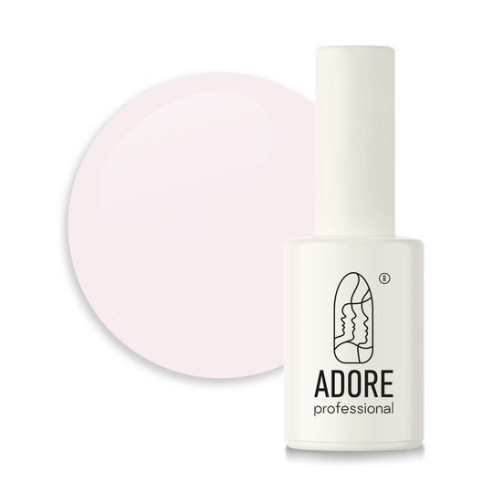 ADORE. French Gel Polish, #F-15, Silkpink, 8 ml. Гель-лак, ніжно рожевий