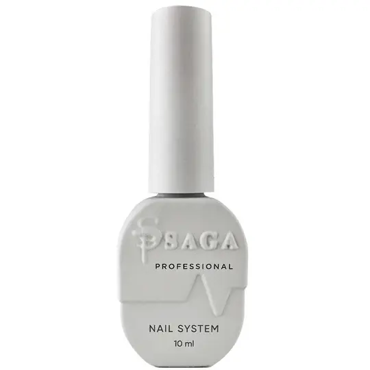 SAGA. No Wipe Top "Titanium", no UV-filters, 10 ml. Топ без липкого шару без УФ-фільтрів