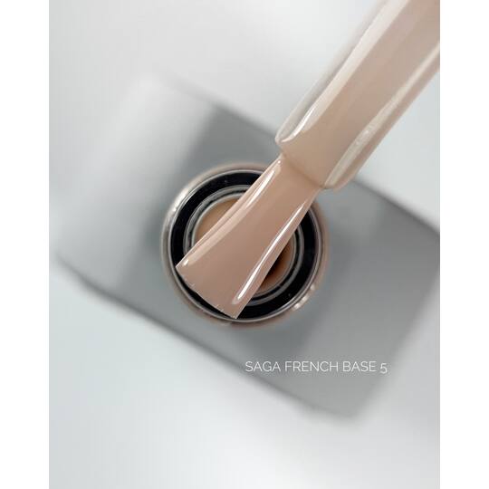 SAGA. French base, #05, 10 ml. Камуфлююча база
