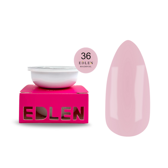 EDLEN. REFILE, Builder gel Office №36, 50 ml. ЗМІННИЙ КАРТРИДЖ, гель для нарощування