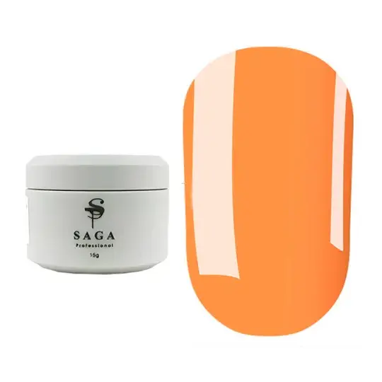 SAGA. Builder gel "Veil", 15 ml, #15. Гель для укріплення та нарощування