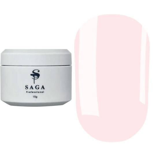 SAGA. Builder gel "Pastel Color", 15 ml, #09. Гель для укріплення та нарощування