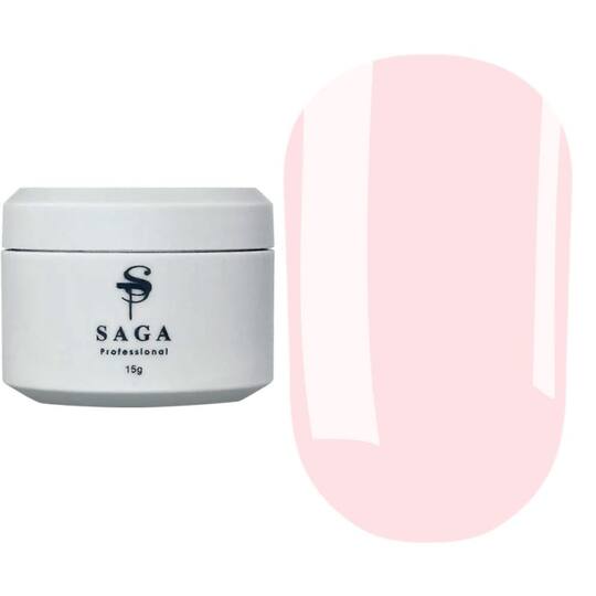 SAGA. Builder gel "Pastel Color", 15 ml, #10. Гель для укріплення та нарощування