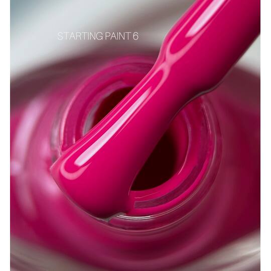 SAGA. Stamping nail polish, #06, Crimson, 8 ml. Лак-фарба для стемпінгу, малиновий