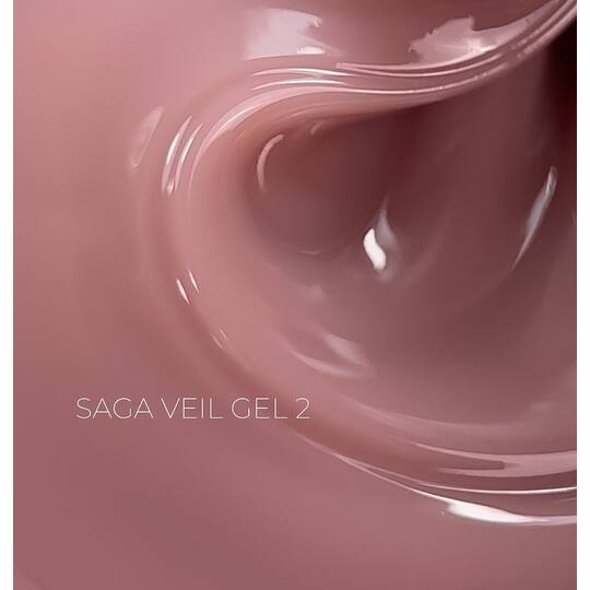 SAGA. Builder gel "Veil", 30 ml, #02. Гель для укріплення та нарощування
