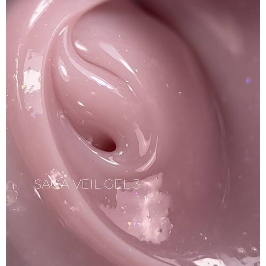 SAGA. Builder gel "Veil", 30 ml, #03. Гель для укріплення та нарощування