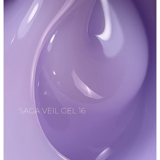 SAGA. Builder gel "Veil", 30 ml, #16. Гель для укріплення та нарощування