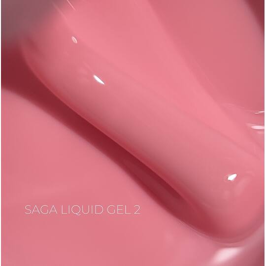 SAGA. Liquid Gel, 15 ml, #02. Рідкий гель для укріплення та нарощування
