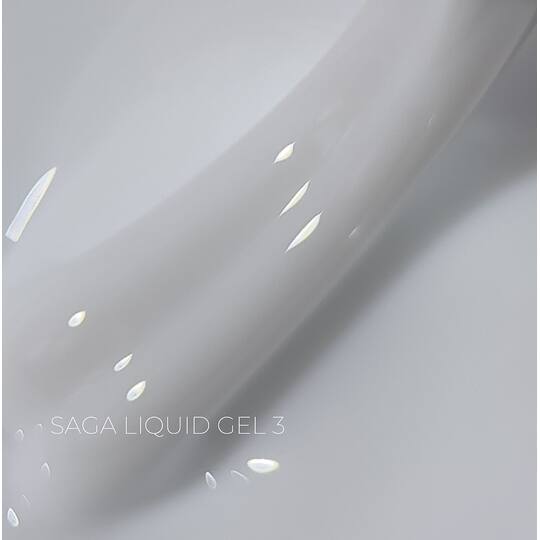 SAGA. Liquid Gel, 30 ml, #03. Рідкий гель для укріплення та нарощування